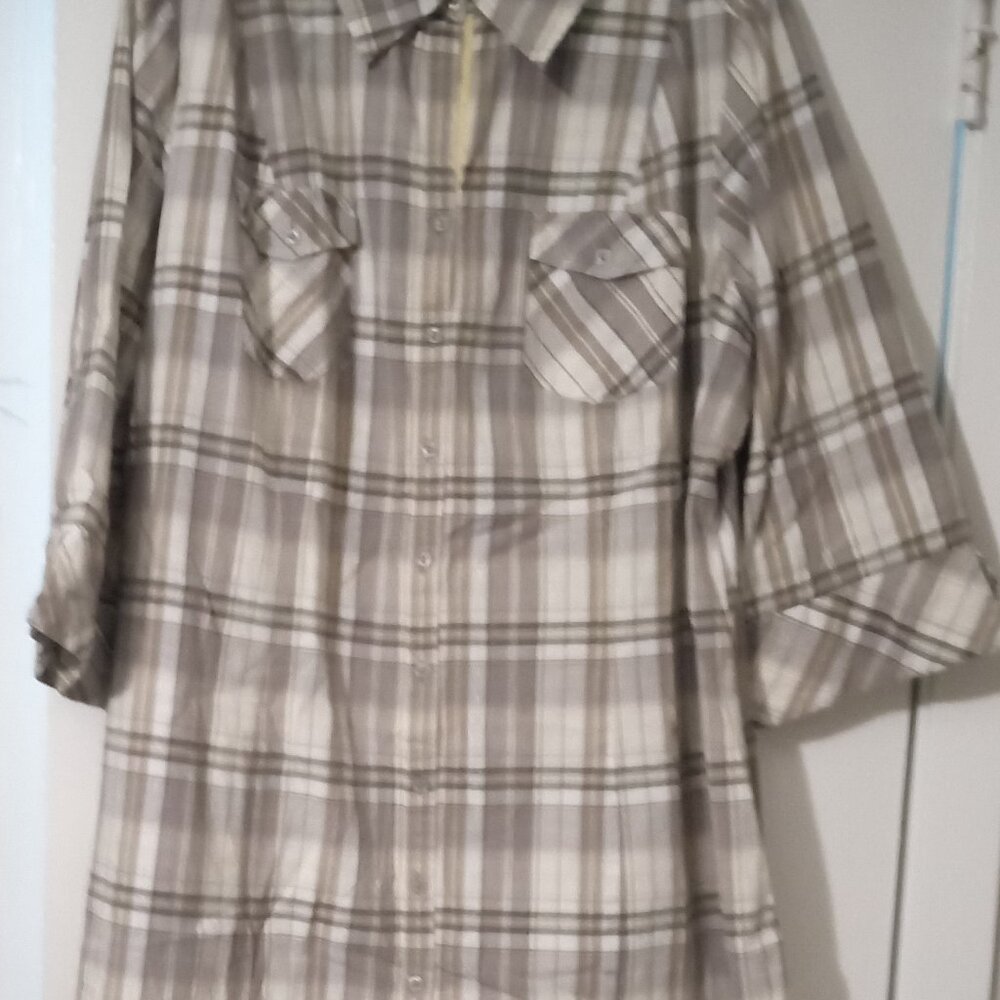 Lane Bryant women's blouse 18/20 stripe w/silver glitter multicolor boho romper